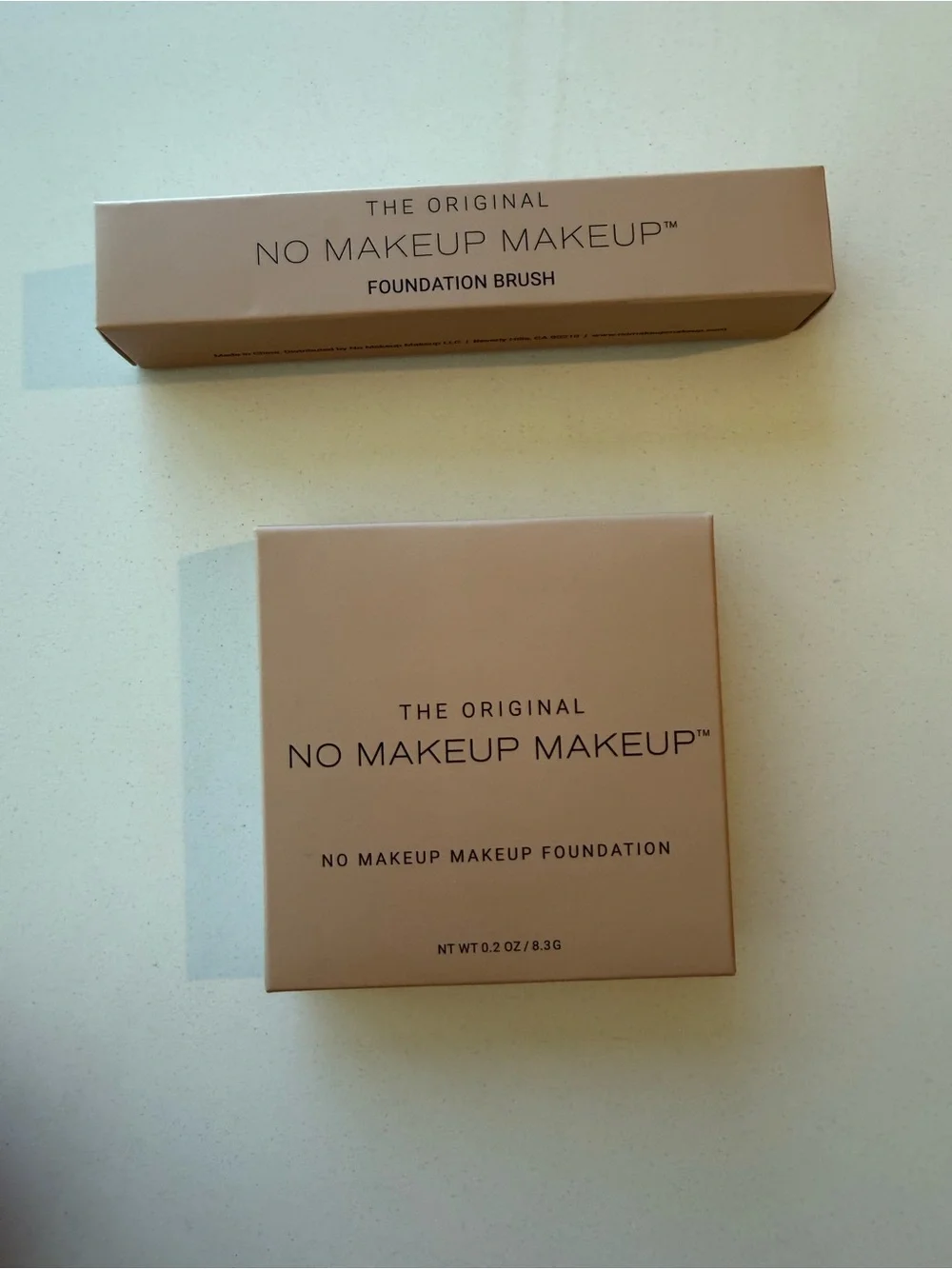 No Makeup Makeup foundation & brush set - Medium